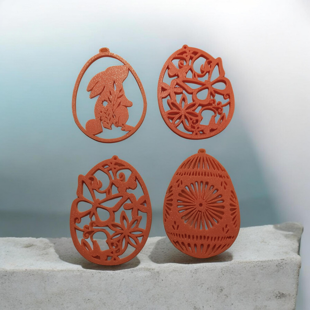 00025 - Easter ornaments Set of 4