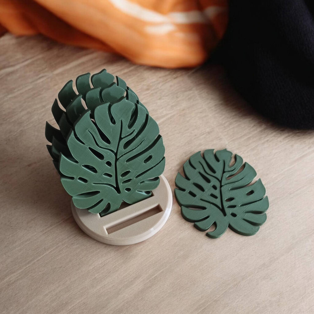 00103 - Monstera Coaster