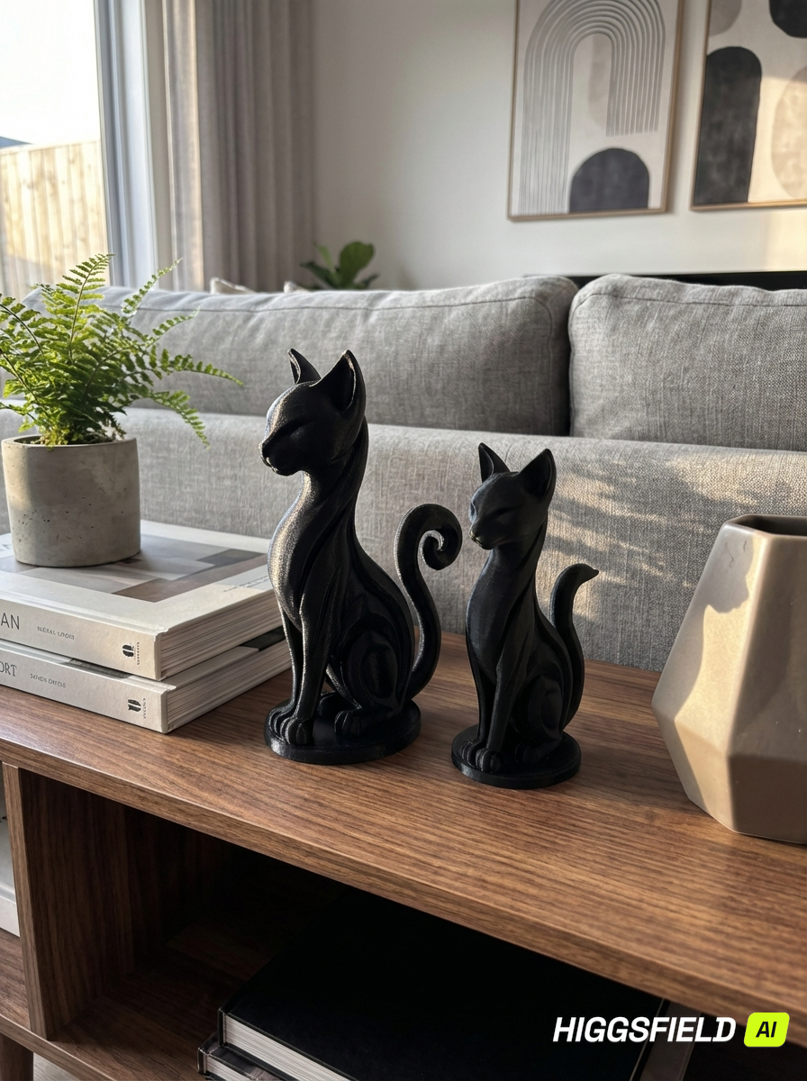 00053 - Cat Japandi stile