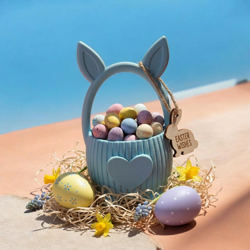 00012 - Easter mini basket