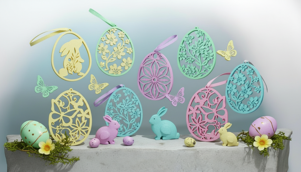 00025 - Easter ornaments Set of 4