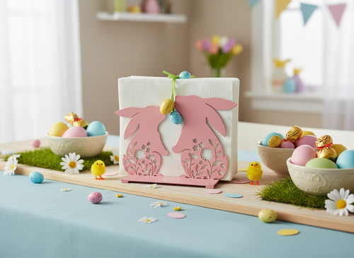 00026 Easter napkin holder