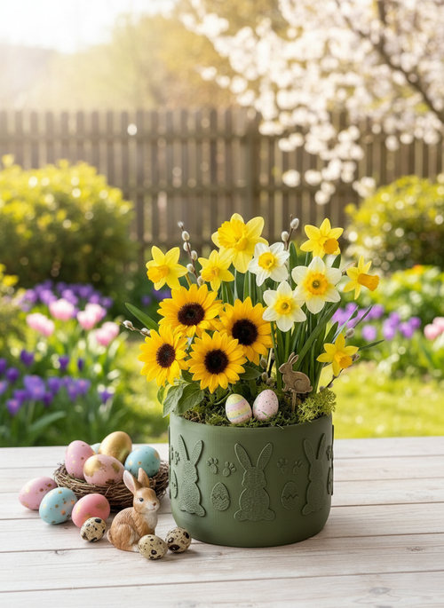 00027 - Easter planter