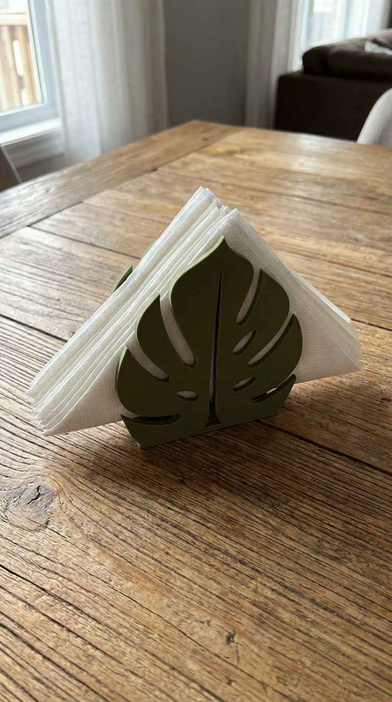 00105 - Monstera Napkin holder
