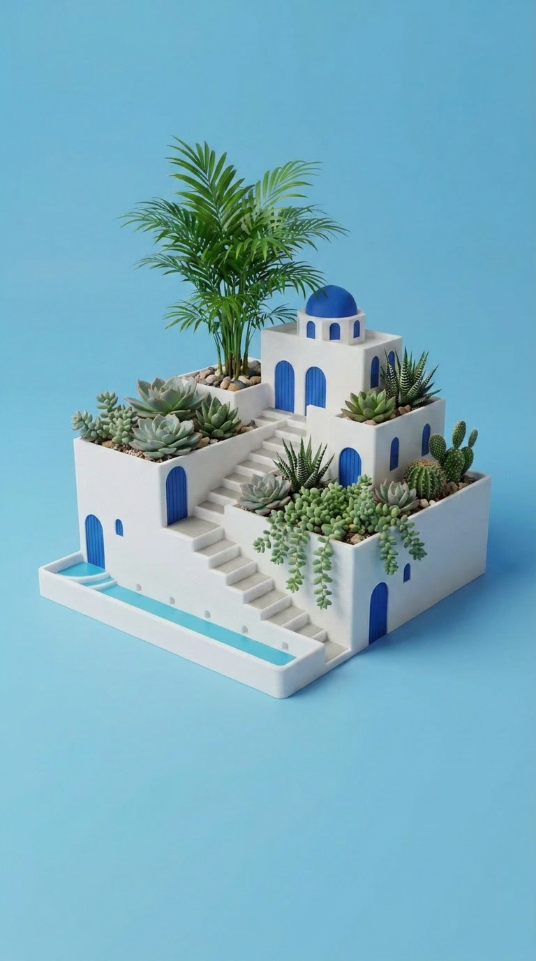 00112 - Santorini arrangement