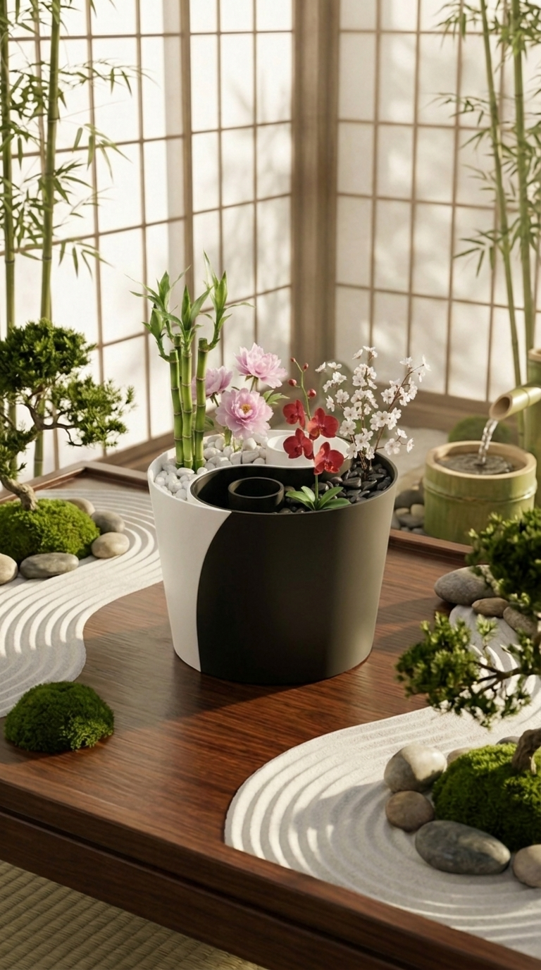 00125 - Yin Yang Planter