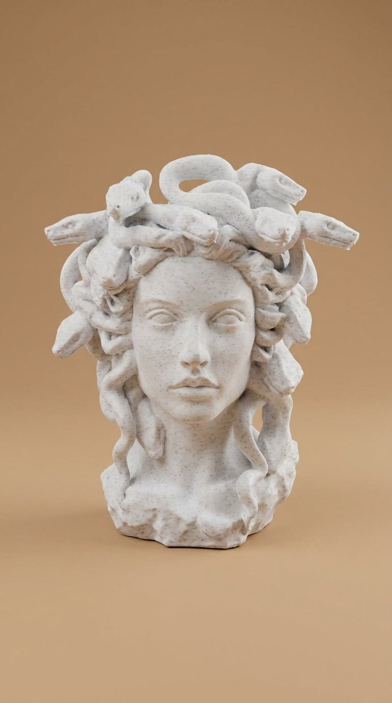 00128 - Medusa planter