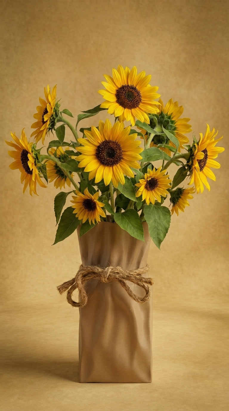 00155 - Paper bag vase