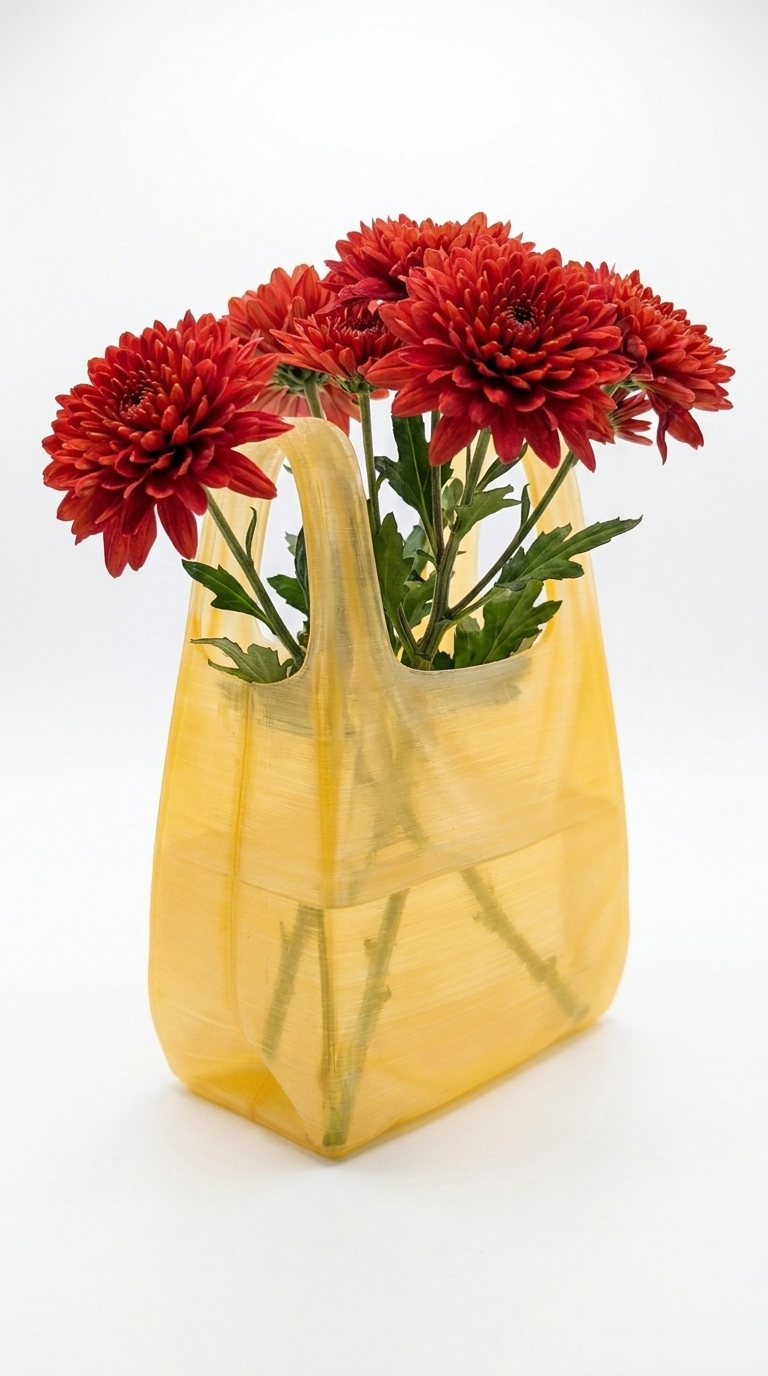 00174 - Plastik bag Vase