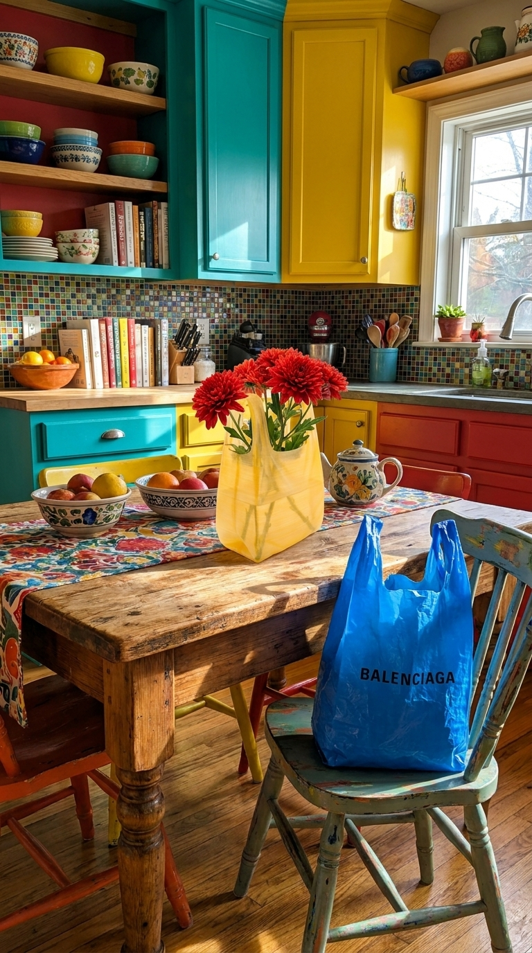 00174 - Plastik bag Vase