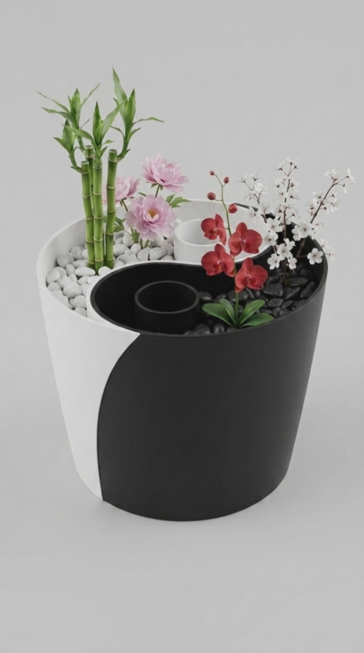 00125 - Yin Yang Planter